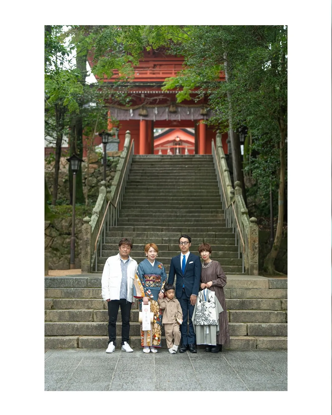 3歳七五三、ママは自宅で訪問着着付け&自宅出張撮影 @me_...